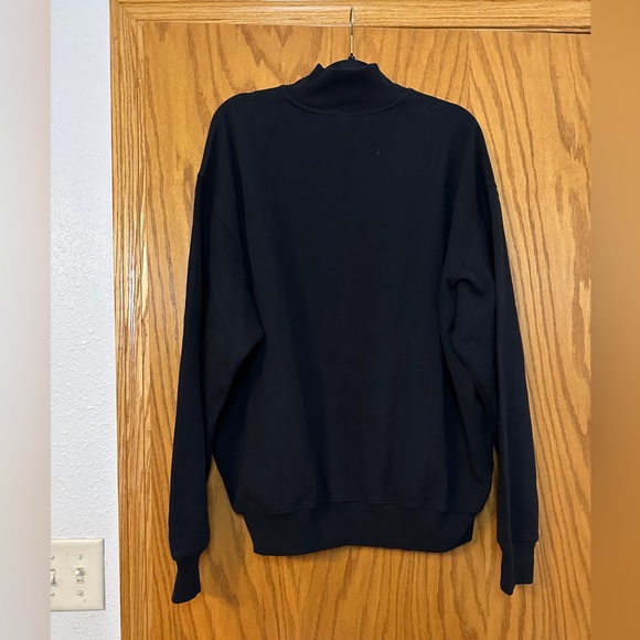 Skims Cotton Fleece Mock Neck Oversized Pullover - NWT - Size L - Picture 2 of 10